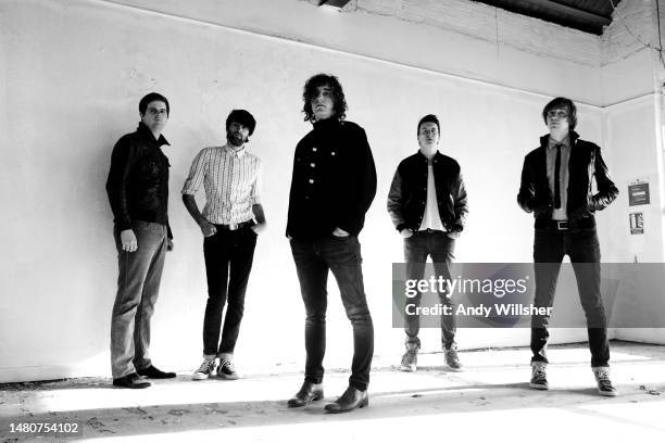 Indie band The Pigeon Detectives photographed in Leeds in 2011