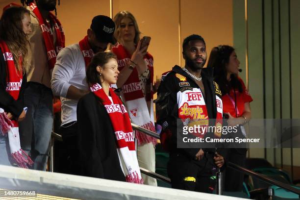 Singer Jason Derulo attends the round four AFL match between Sydney Swans and Port Adelaide Power at Sydney Cricket Ground, on April 08 in Sydney,...