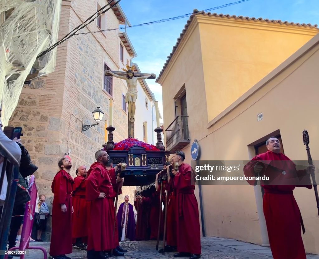 Procesión del Viernes Santo en Toledo, España
