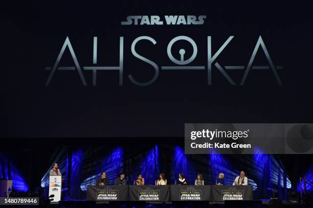 Chris Hewitt, Jon Favreau, Dave Filoni, Rosario Dawson, Natasha Liu Bordizzo, Mary Elizabeth Winstead, Diana Lee Inosanto, Ivanna Sakhno and Ray...