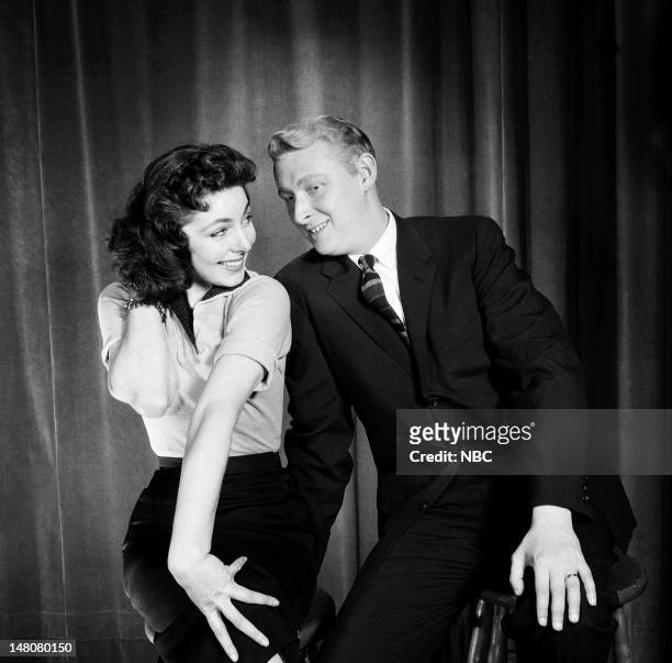 Pictured: Comedy duo: Elaine May, Mike Nichols in 1958 --