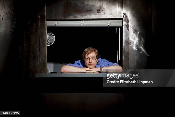 Actor/singer Anthony Rapp is photographed for Boston Globe on June 16, 2012 in New York City.