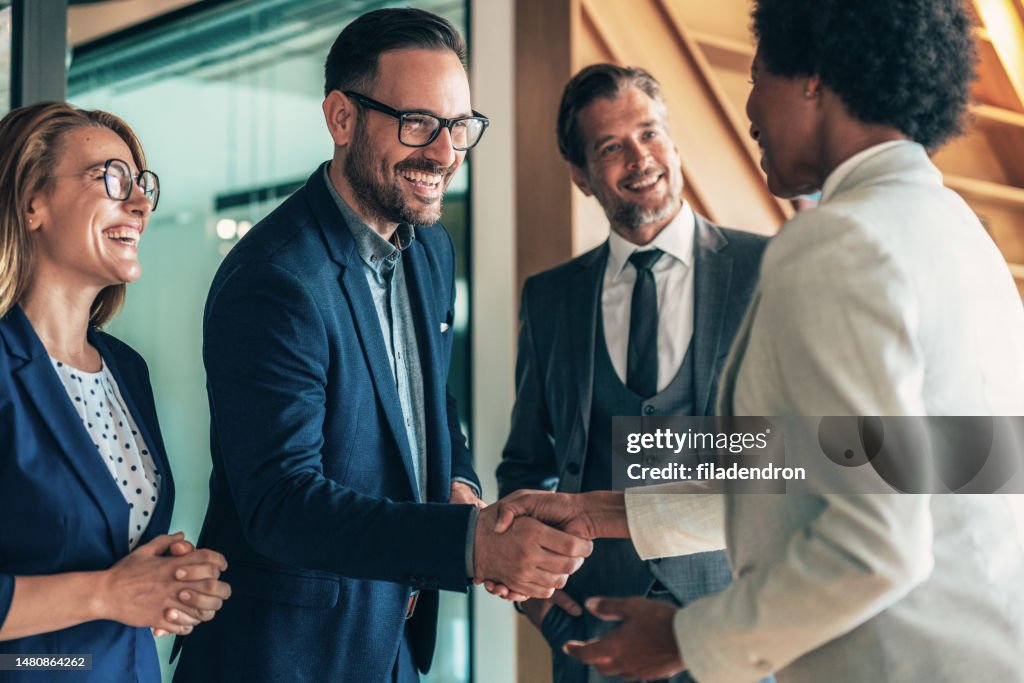 Greeting for the success