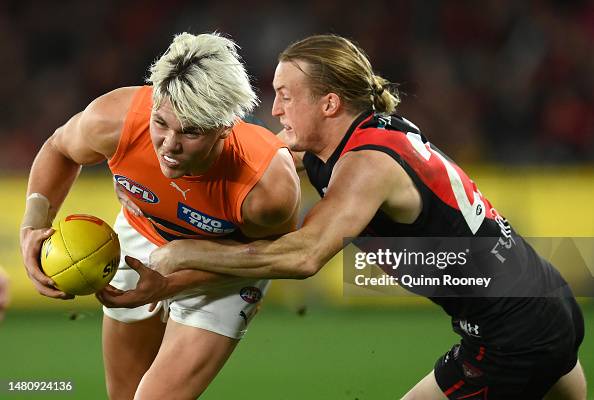 Cooper Hamilton Rochester Cooper Hamilton of the Giants is tackled by Mason Redman of the... News ...
