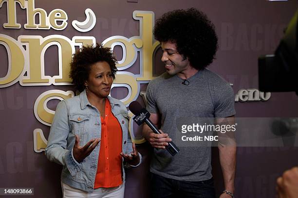 Episode 4282 -- Pictured: Comedian Wanda Sykes during an interview with Bryan Branly backstage on July 9, 2012 --