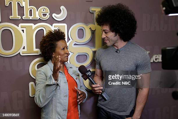 Episode 4282 -- Pictured: Comedian Wanda Sykes during an interview with Bryan Branly backstage on July 9, 2012 --