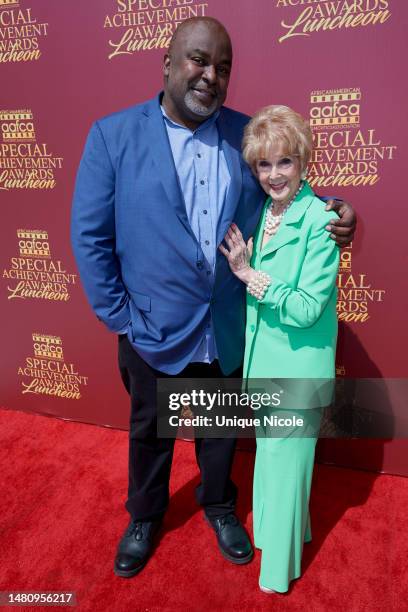 Gil Robertson and Karen Kramer attend the 6th Annual AAFCA Special Achievement Awards at California Yacht Club on April 08, 2023 in Marina del Rey,...