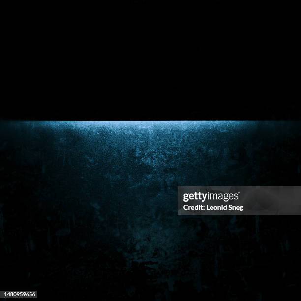 dark abstract background. abyss or space concept - subacqueo foto e immagini stock