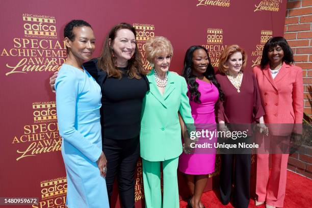 Dr. Jennifer Turner, Trish Adlesic, Karen Kramer, Rita Cooper Lee, Kat Kramer, and Wonya Lucas attend the 6th Annual AAFCA Special Achievement Awards...