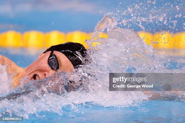 Thomas Dean of Bath PC competes in the Men 200m Freestyle during Day Six of the British Swimming Championships 2023 at Ponds Forge on April 09, 2023...