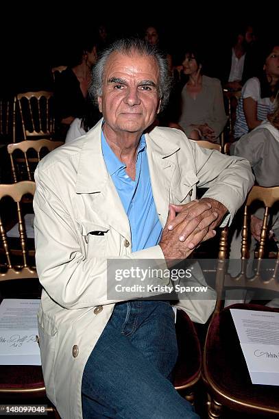 Patrick Demarchelier attends the Ulyana Sergeenko Haute-Couture Show as part of Paris Fashion Week Fall / Winter 2012/13 at Theatre Marigny on July...