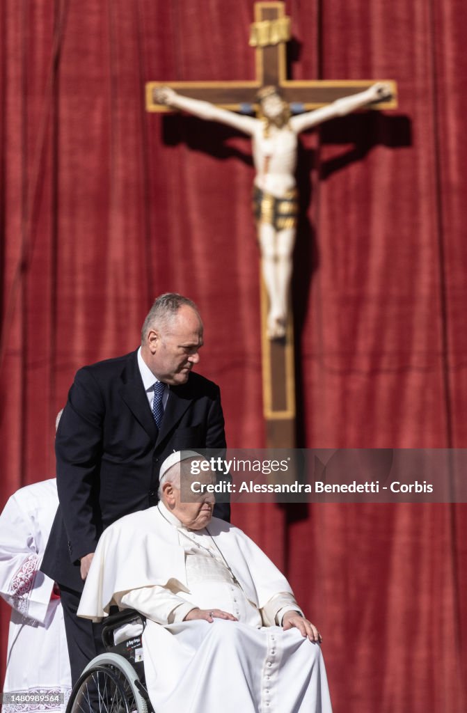 Pope Francis Leads The Easter Mass In St. Peters Square, On April... News Photo - Getty Images
