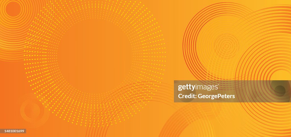 Abstract Background with colorful circles