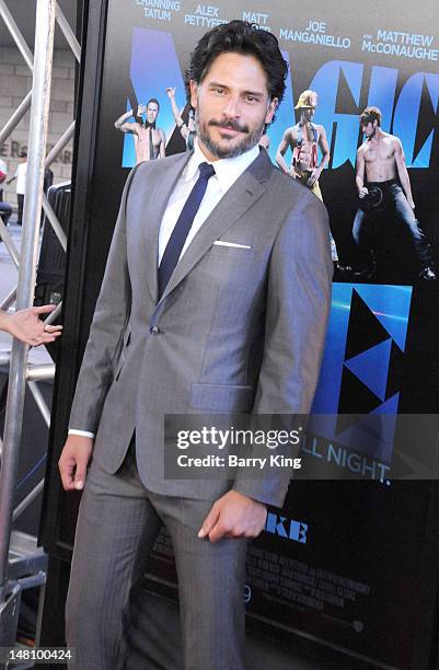 Actress Joe Manganiello arrives at the 'Magic Mike' Closing Night Premiere at the 2012 Los Angeles Film Festival at Regal Cinemas L.A. Live on June...