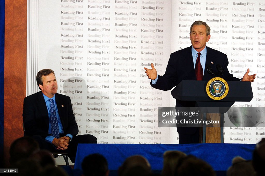 President Bush Campaigns In Florida