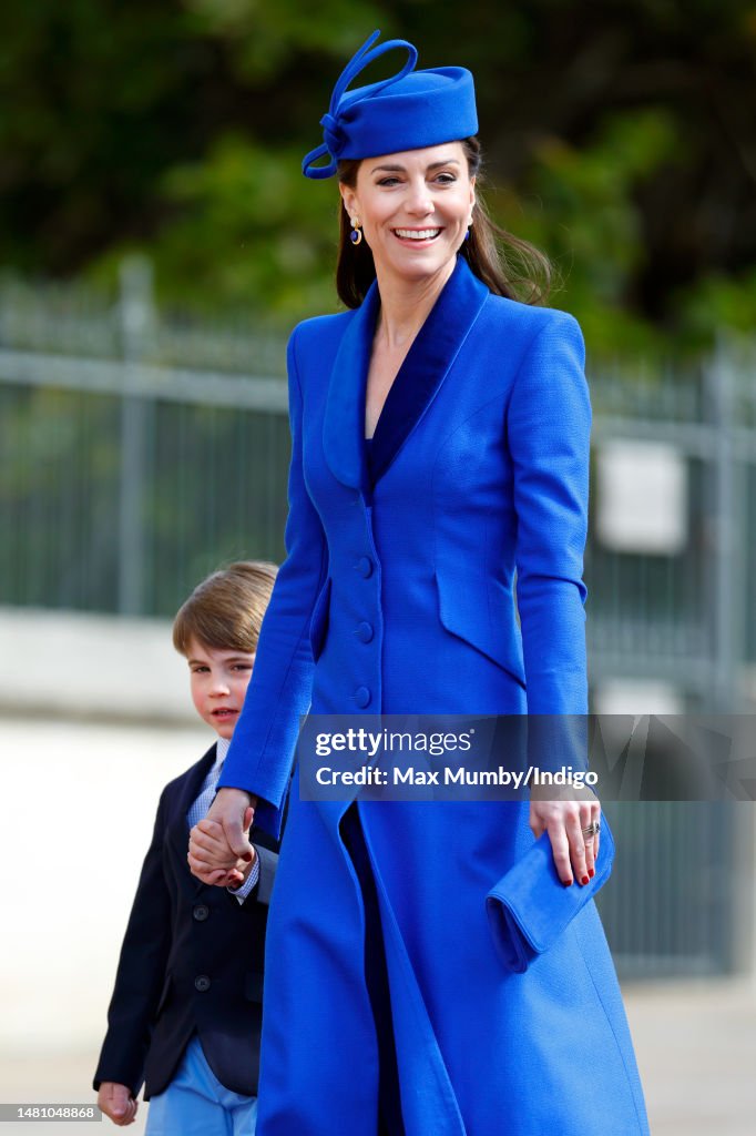 The British Royal Family Attend Easter Mattins Service