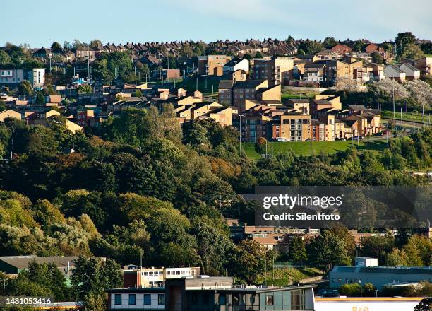 building blocks - silentfoto sheffield stock pictures, royalty-free photos & images