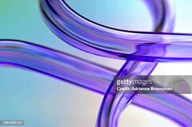 curvy purple tubing - striped straw stock pictures, royalty-free photos & images
