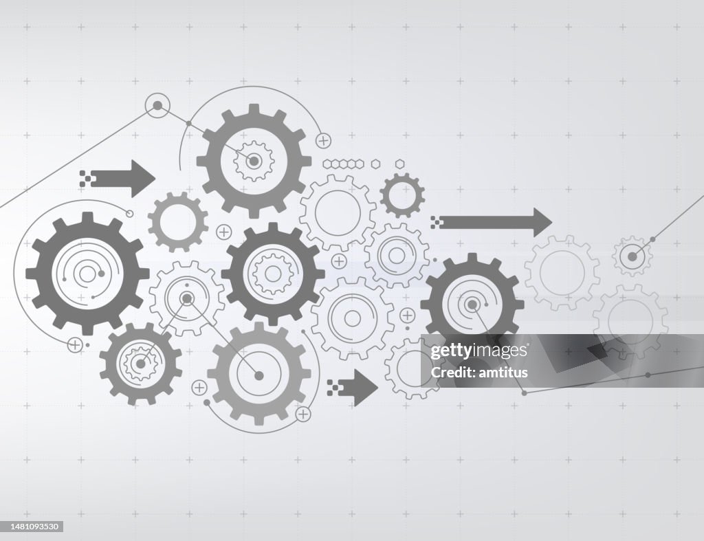 Constructa Cogs Cogs Drawing High-Res Vector Graphic - Getty Images