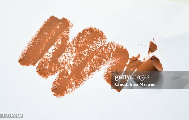 lipstick swatch - pale lipstick 個照片及圖片檔