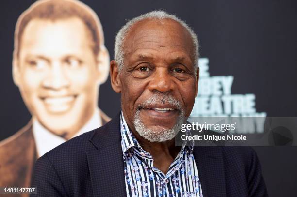 Danny Glover, Co-Founder of The Robey Theatre Company attends the Paul Robeson's 125th Birthday Celebration at The Los Angeles Theatre Center on...