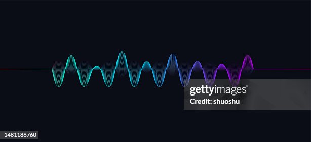 Abstract sound wave gradient line motion pattern background Abstract sound wave gradient line motion pattern background