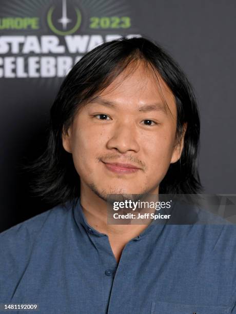 Julien Chheng attends the Visions panel at Star Wars Celebration 2023 in London at ExCel on April 10, 2023 in London, England.