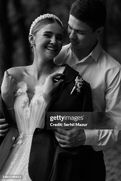 wedding couple - stock  photo - marriage equality stock pictures, royalty-free photos & images