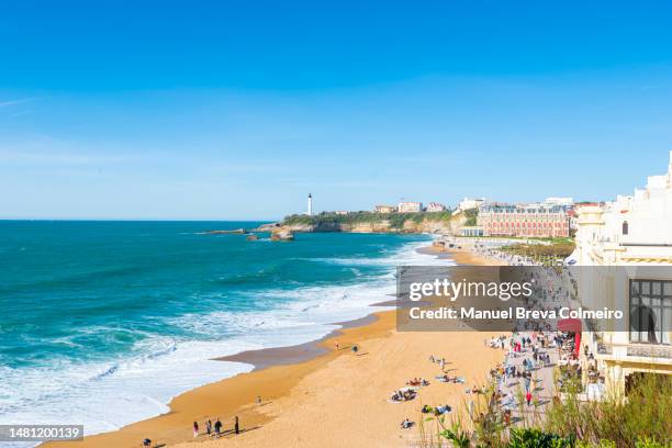 biarritz, france - biarritz stock pictures, royalty-free photos & images