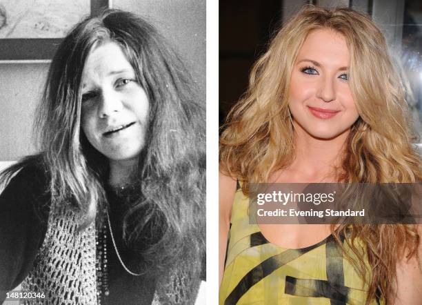 In this composite image a comparison has been made between Janis Joplin and actress Nina Arianda. Tony winner Nina Arianda will reportedly play...
