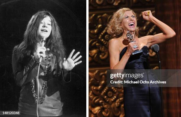 In this composite image a comparison has been made between Janis Joplin and actress Nina Arianda. Tony winner Nina Arianda will reportedly play...