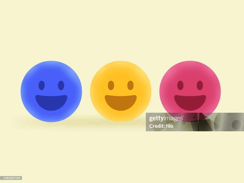 Smile Feedback Sphere Emoticon Symbols