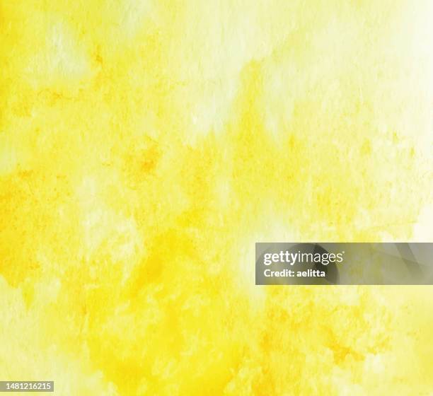 abstract yellow watercolor background. - yellow paint stock illustrations