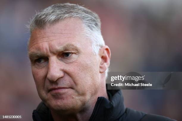 Nigel Pearson the manager of Bristol City during the Sky Bet Championship between Bristol City and Middlesbrough at Ashton Gate on April 10, 2023 in...