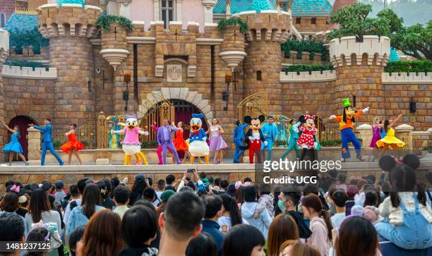 Disneyland Hong Kong re-opens as Covid 19 pandemic rules ease in 2023, Hong Kong, China.
