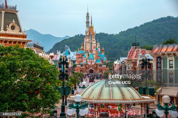 Disneyland Hong Kong re-opens as Covid 19 pandemic rules ease in 2023, Hong Kong, China.