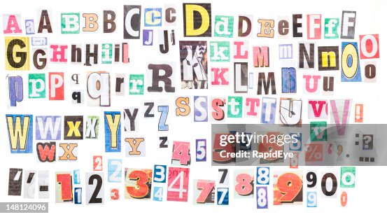 Ransom note alphabets XXXL Ransom note alphabets XXXL