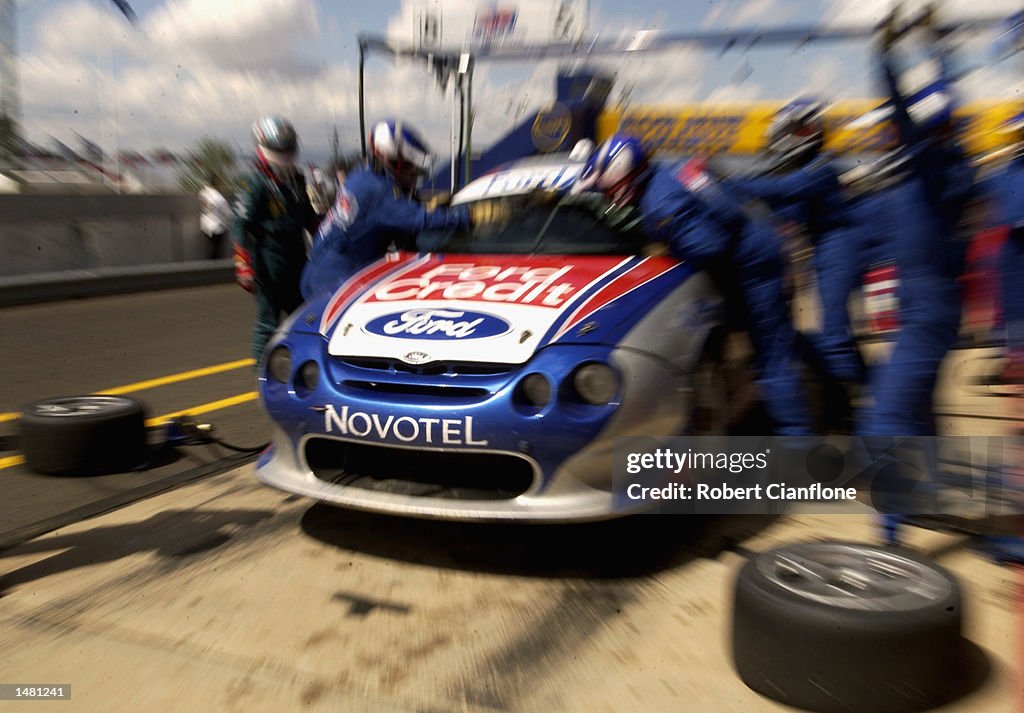 David Besnard Racing The Ford Credit Racing Team of Glenn Seton and David Besnard in the ...