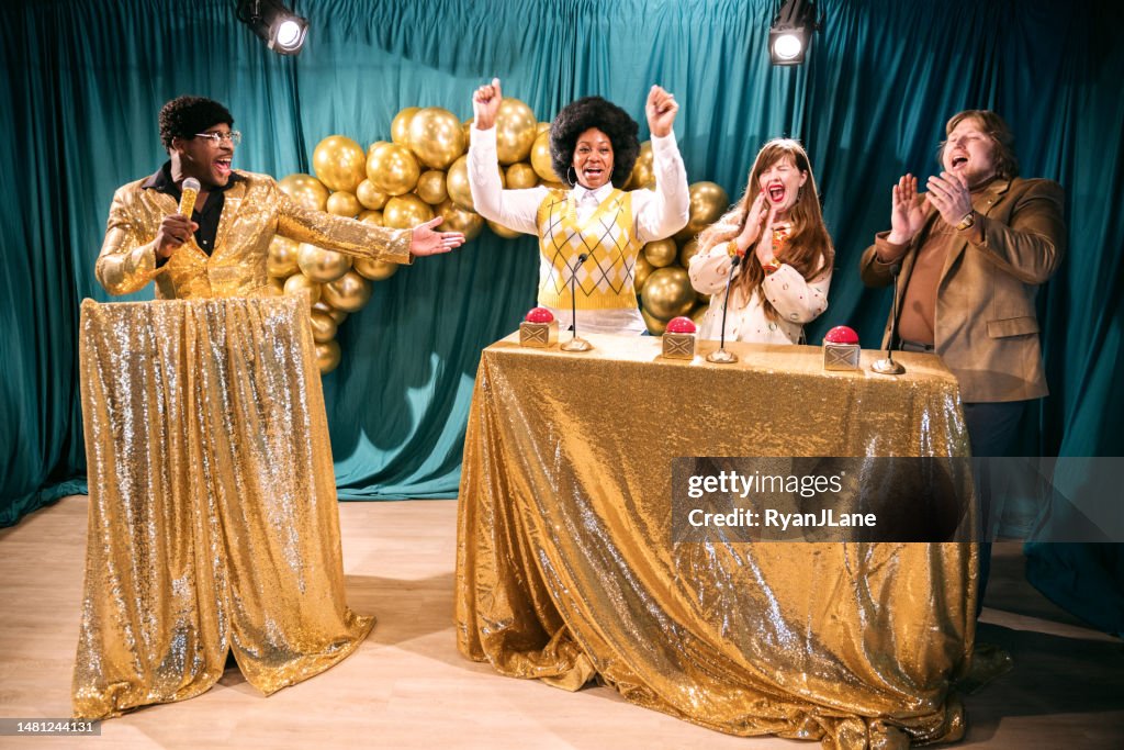 Rétro Television Gameshow Broadcast