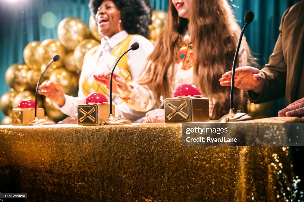 Retro Television Gameshow Broadcast