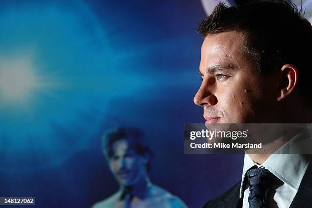 Channing Tatum attends the European premiere of 'Magic Mike' at The Mayfair Hotel on July 10, 2012 in London, England.