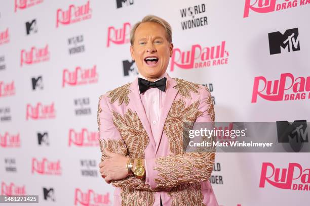 Carson Kressley attends "RuPaul's Drag Race" season 15 finale red carpet at Ace Hotel on April 01, 2023 in Los Angeles, California.