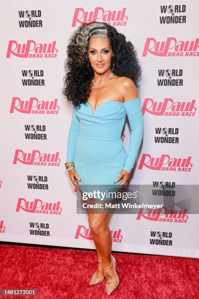 Michelle Visage attends "RuPaul's Drag Race" season 15 finale red carpet at Ace Hotel on April 01, 2023 in Los Angeles, California.