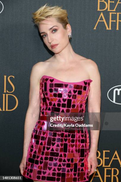 Zoe Lister-Jones attends the Los Angeles premiere of A24's "Beau Is Afraid" at Directors Guild Of America on April 10, 2023 in Los Angeles,...