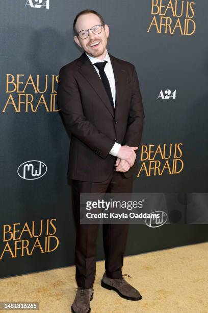 Ari Aster attends the Los Angeles premiere of A24's "Beau Is Afraid" at Directors Guild Of America on April 10, 2023 in Los Angeles, California.