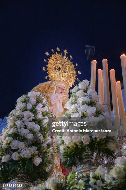 holy week in spain, the procession, semana - semana stock pictures, royalty-free photos & images