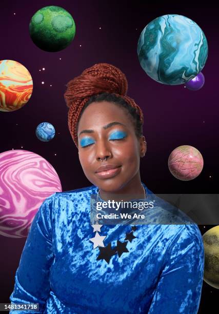spiritual astrology - capricorn woman stock pictures, royalty-free photos & images