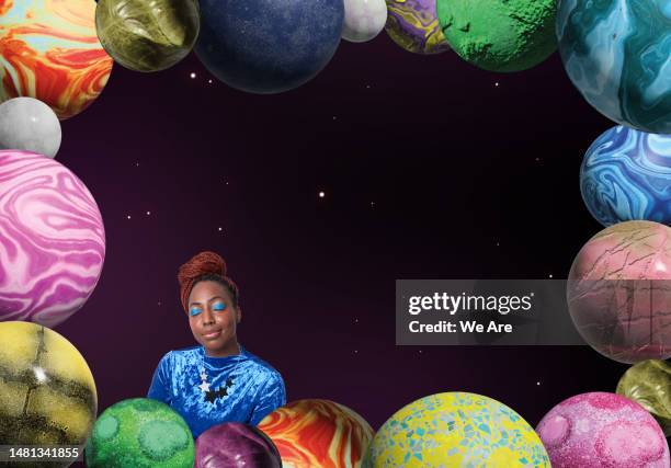 spiritual astrology - picture of aquarius stock pictures, royalty-free photos & images
