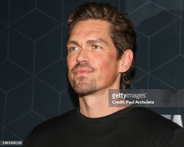 Actor Steve Howey attends the premiere of "No Way Out" at LOOK Dine-In Cinemas Glendale on April 10, 2023 in Glendale, California.
