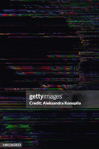 Motion Glitch interlaced Multicolored Distorted textured futuristic background Motion Glitch interlaced Multicolored Distorted textured futuristic background